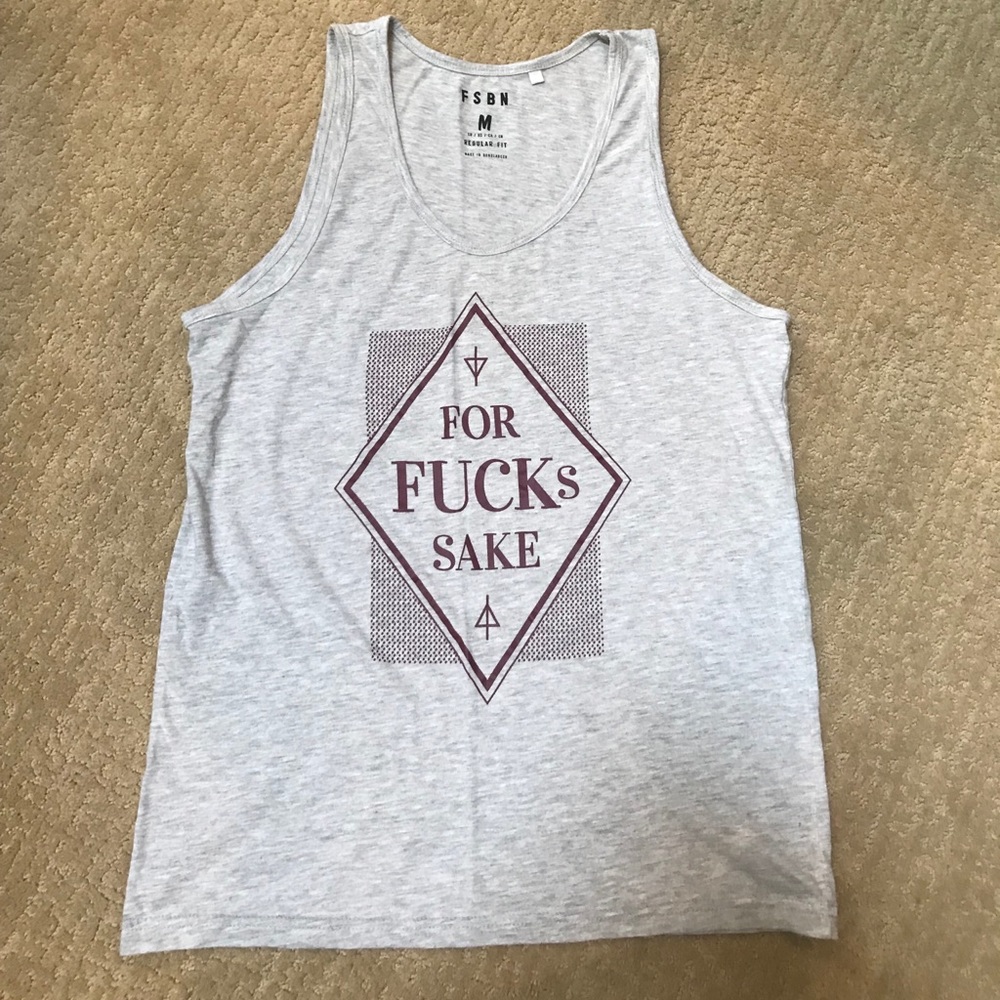 Light gray muscle tank